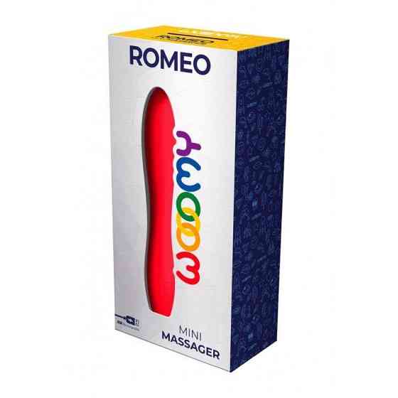 Мини-вибратор Wooomy Romeo, очень мощный, 10 режимов работы Sex Aura Киев