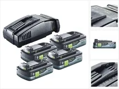 Zestaw akumulatorów Festool 4x BP 18 Li 4,0 Ah HPC-ASI 18V HighPower ( 205034 ) + szybka ładowarka SCA 16 10,8 V - 576953 Киев - изображение 1