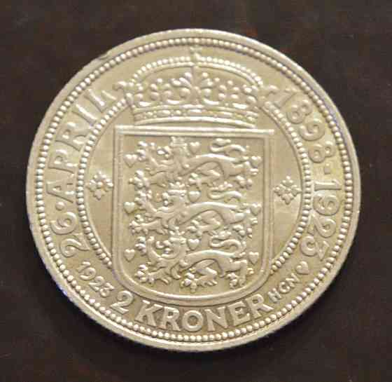 Данія 2 крони 1923 р (Срібло)2 Полтава