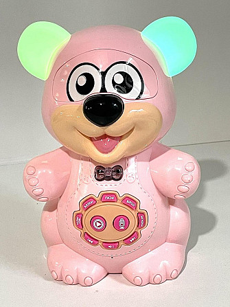 Музична іграшка Limo Toy Балакуче звірятко Ведмедик розповідає вірші та казки Рожевий (FT 0043AB) Чернигов - изображение 8