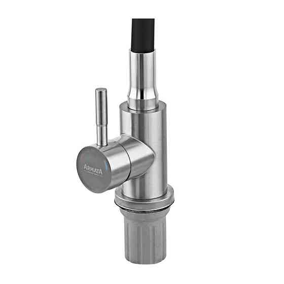 Кухонний змішувач Armata SUS-011 Refl.Black з чорним силіконовим виливом (CH6480) Харків