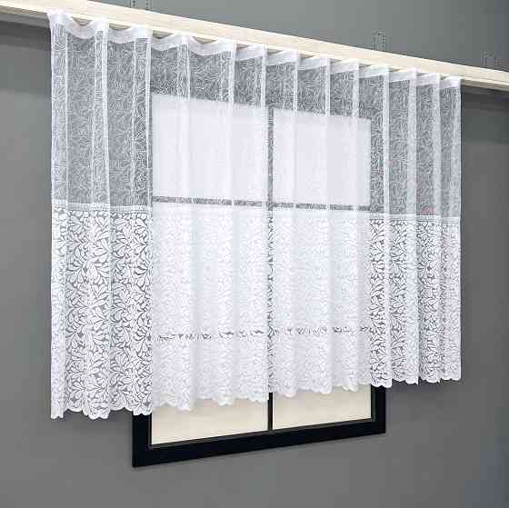 Тюль VR-Textil 2005т Жаккард Белый 400х120 см (42-1028) Киев