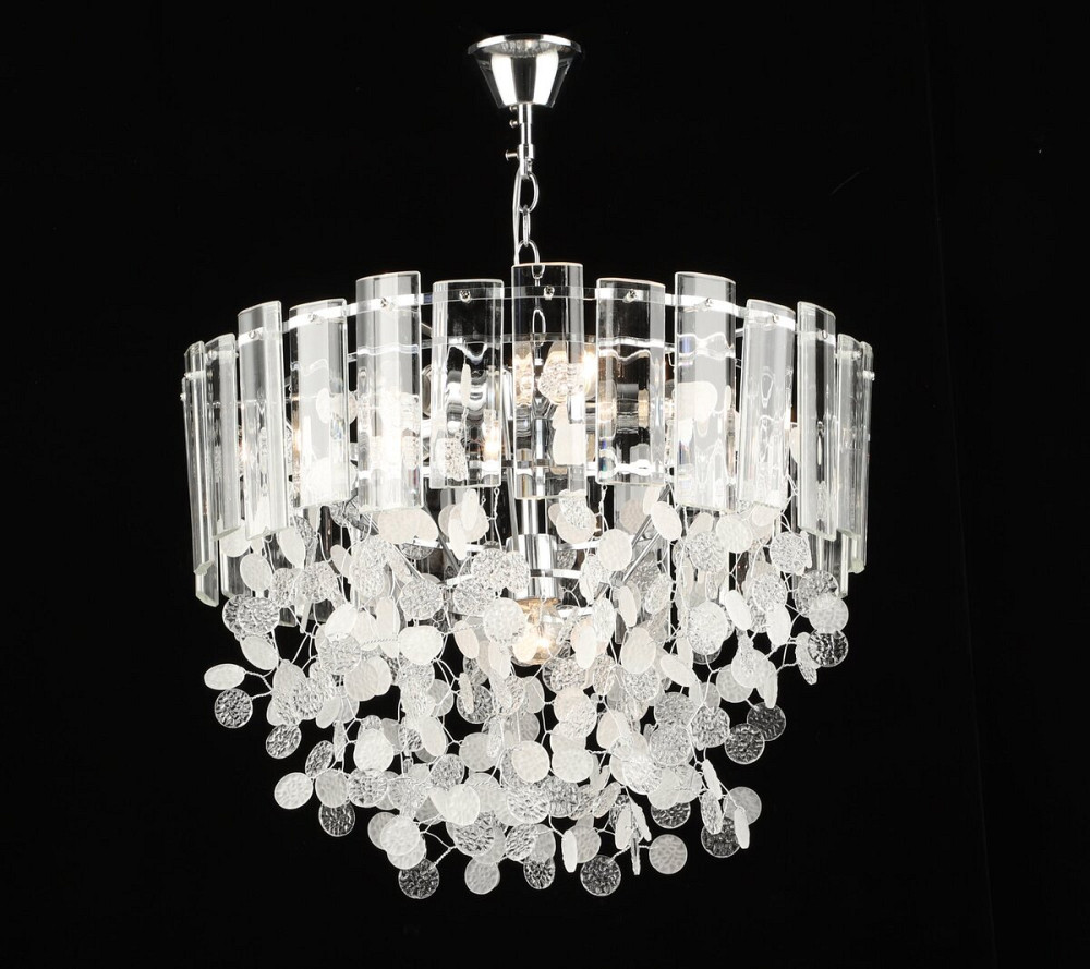 Люстра підвісна кришталева S2498/6, Хром Коломия - фото 1