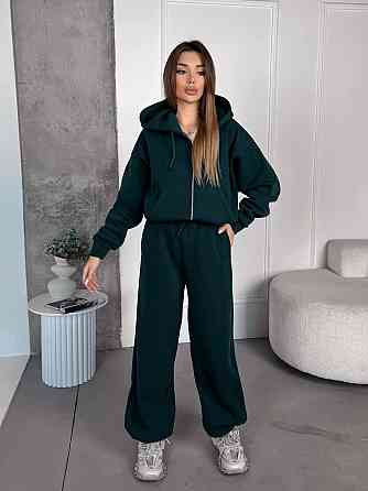 Женский теплый костюм с широкими штанами Одесса