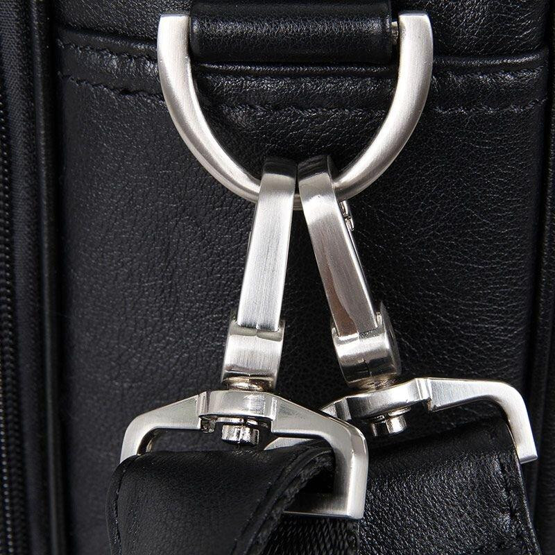 Сумка чоловіча Vintage 14398 для ноутбука 17 дюймів Чорна Київ - фото 6