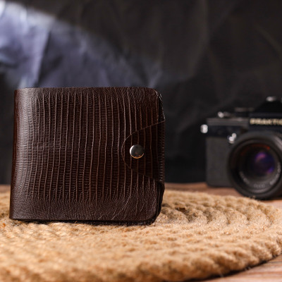 Портмоне Canpellini Из натуральной кожи Коричневое (21576) Винница - изображение 10