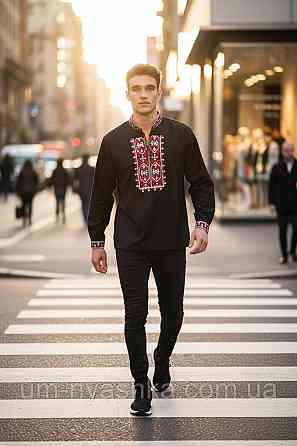 Вышиванка подростковая лен 