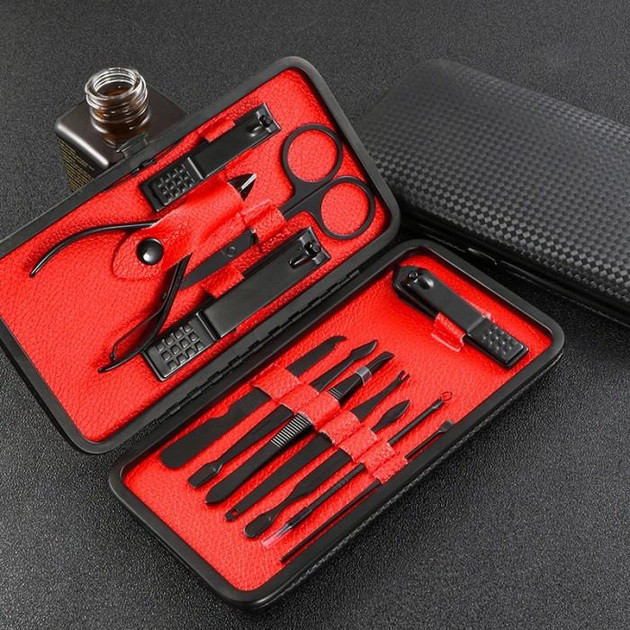 Манікюрний набір для професійного догляду, Набірчик індивідуальний манікюрний набір 10 в 1 AL-60 Львів - фото 3