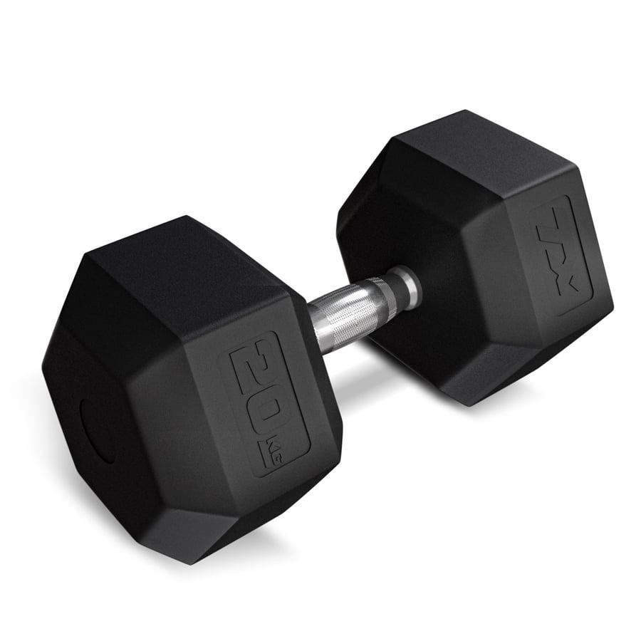 Гантеля шестигранна прогумована TX-200RD Trex Sport 20кг Киев - изображение 1