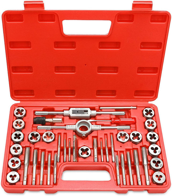 Набір мітчиків та плашок метричний 40 пр. REWOLT T1136 Чернігів - фото 1