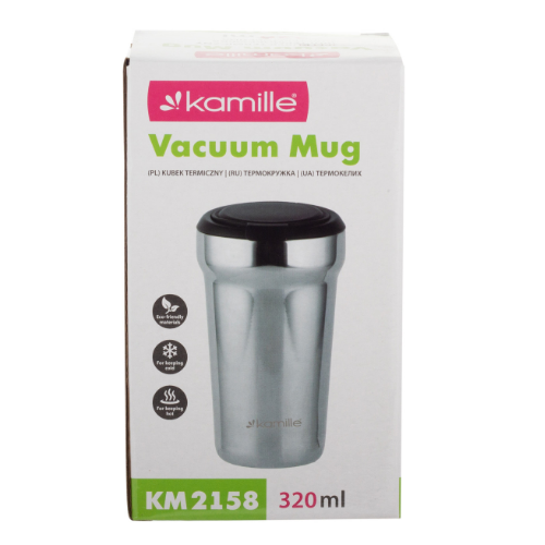 Термочашка 320мл нержавіюча сталь KAMILLE 2158 Житомир - фото 8