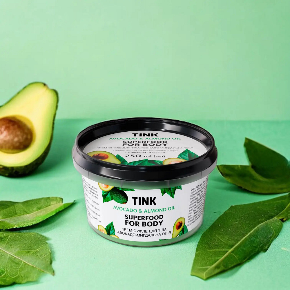 Крем-суфле для тіла Авокадо-Мигдальна олія Tink 250 мл Київ - фото 4