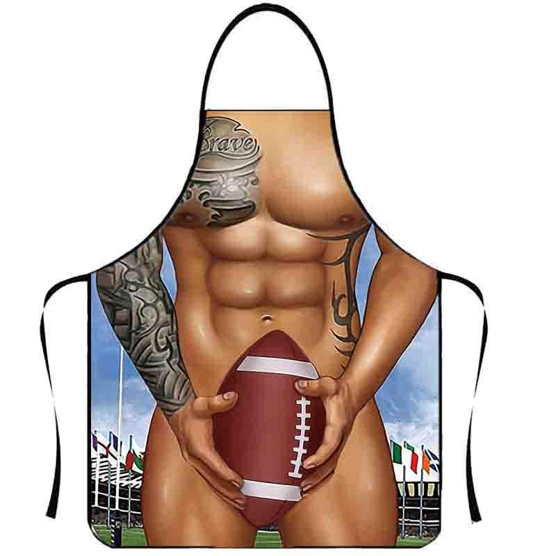 Фартук с голым торсом 75 на 60 см разноцветный Киев - изображение 1