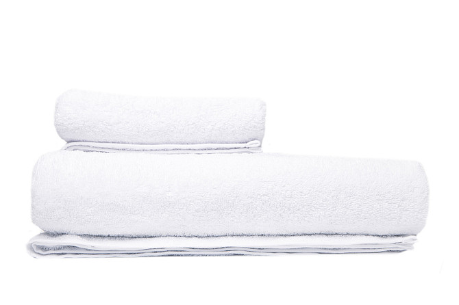 Комплект махрових рушників Ideal Textile 2 шт (50х90см + 70х140см) білий 500 г/м2 (56861200) Чернівці - фото 1