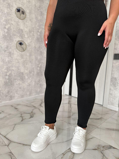 Жіночі безшовні термо лосини на високій посадці Одеса - фото 4