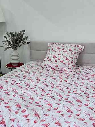 Ecotton Комплект постільної білизни Ecotton полуторний 147х210 см Фламінго білий Киев