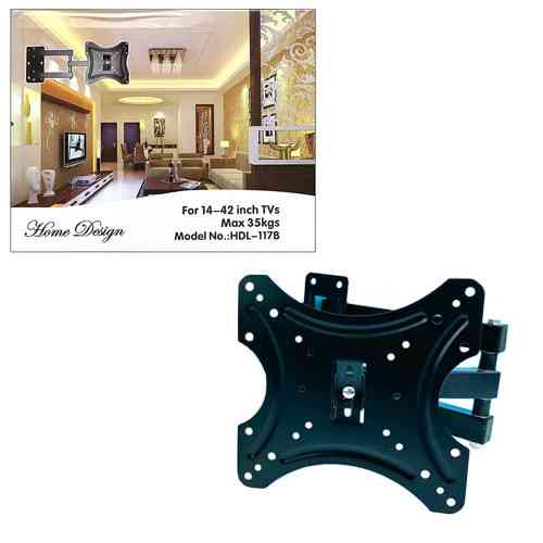 Кронштейн поворотний, кріплення для телевізора ТБ монітора, 14-42", HDL-117B Київ