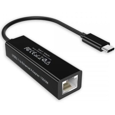 Адаптер USB-C to Gigabit Ethernet Choetech (HUB-R01) Вінниця - фото 1