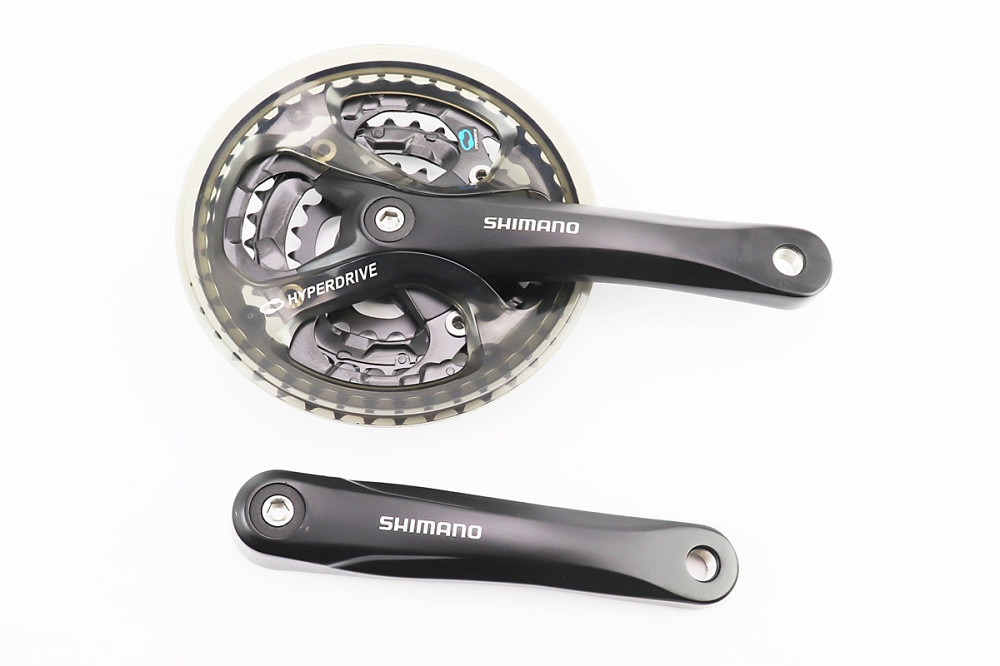 Шатуни "квадрат" 170мм, 42.32.22T MTB, алюмінієві, чорні ACERA FC-M361 Київ - фото 1