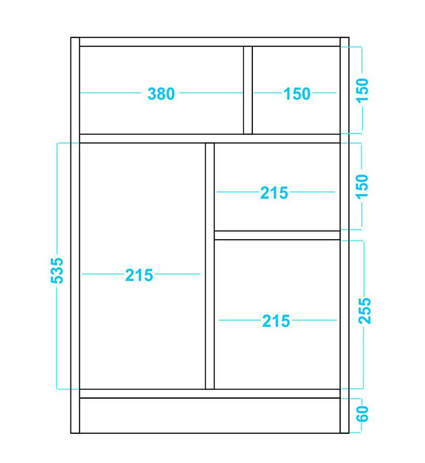Книжковий стелаж "Бредбері 67" зефір Миколаїв - фото 5