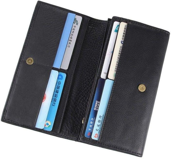 Кошелек Vintage 14446 Черный Киев - изображение 3