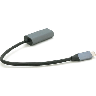 Перехідник USB-C to RJ45 0.18m 1000Mbps gray Voltronic (YT-Type-C(M)/RJ-45(F)-G/27033) Вінниця - фото 2