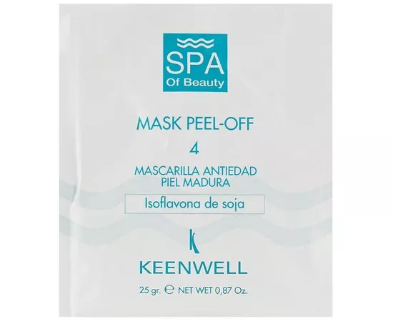 Альгинатная СПА-маска №4 омолаживающая Keenwell SPA of Beauty Mask Peel-Off 4 25 гр Днепр - изображение 1