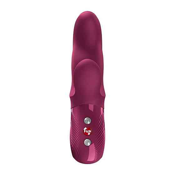 Вібратор-кролик Fun Factory MISS BI Wine Red, 2 незалежні мотори, діаметр 4,2 см Sex Aura Київ