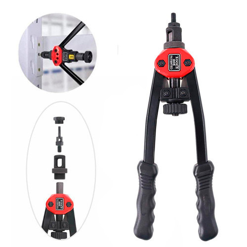 Заклепник BT-605 для різьбових заклепок M3-M12, дворукий, посилений 340мм, професійний інструмент Київ - фото 2