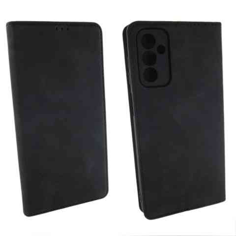 Чехол книжка Samsung M23 M235 M236 кожаный (черный) Одесса