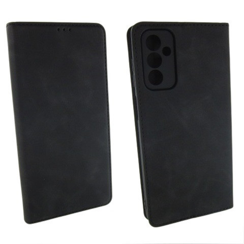 Чехол книжка Samsung M23 M235 M236 кожаный (черный) Одесса - изображение 3