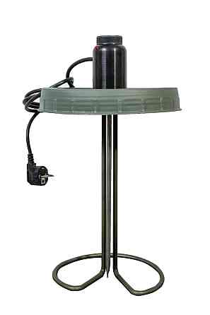 Тен для літнього душу 2 кВт кришка з підігрівом і терморегулятором (короткий) бак 100-150 літрів Дніпро