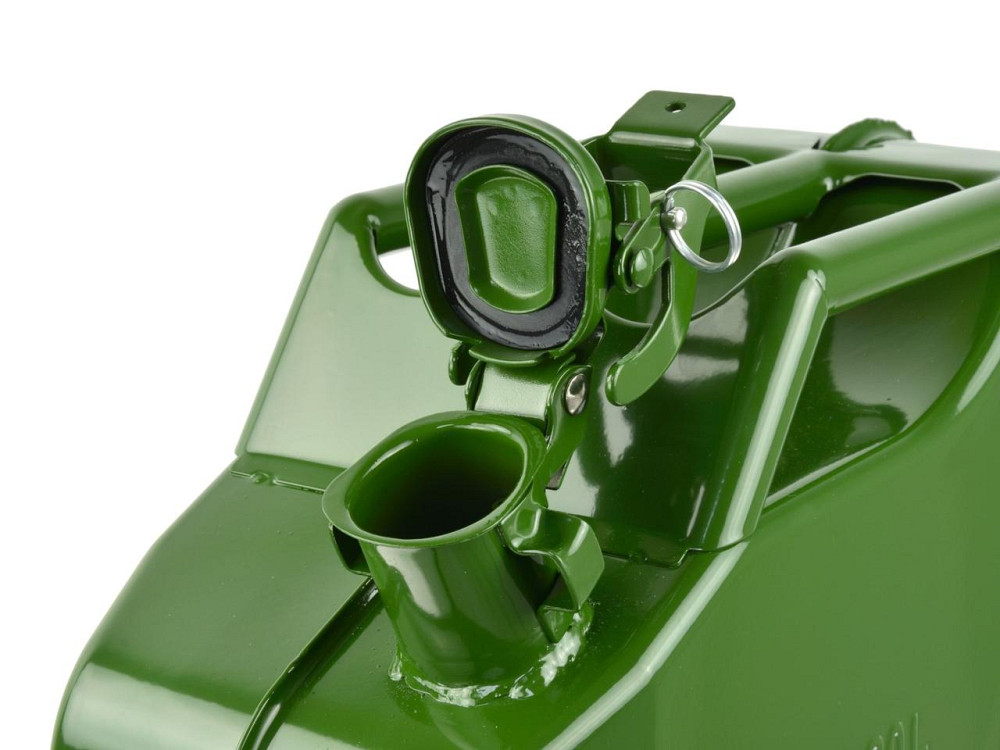 Каністра GEKO для паливо-мастильних матеріалів металева зелена 20 літрів Киев - изображение 4