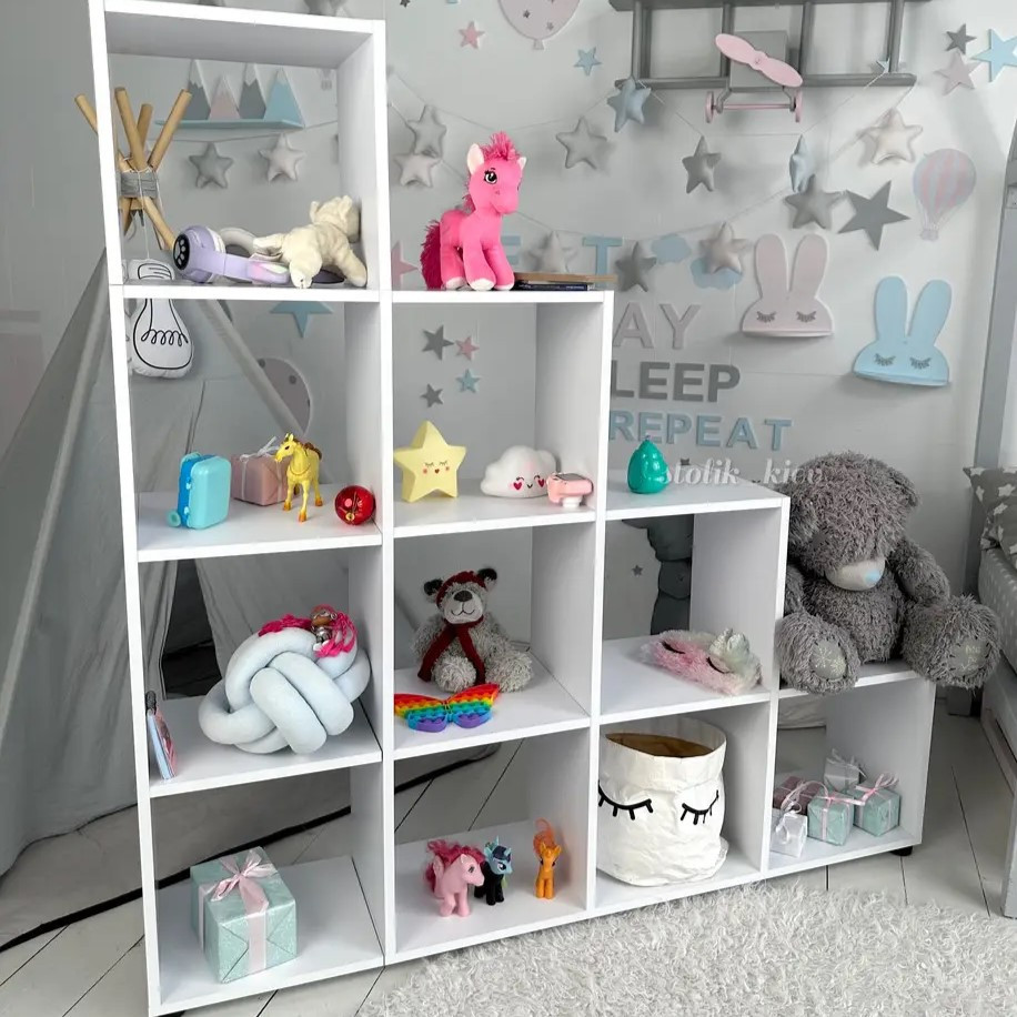 Стелаж дитячий пірамідка. Полиця для іграшок та книг Київ - фото 1