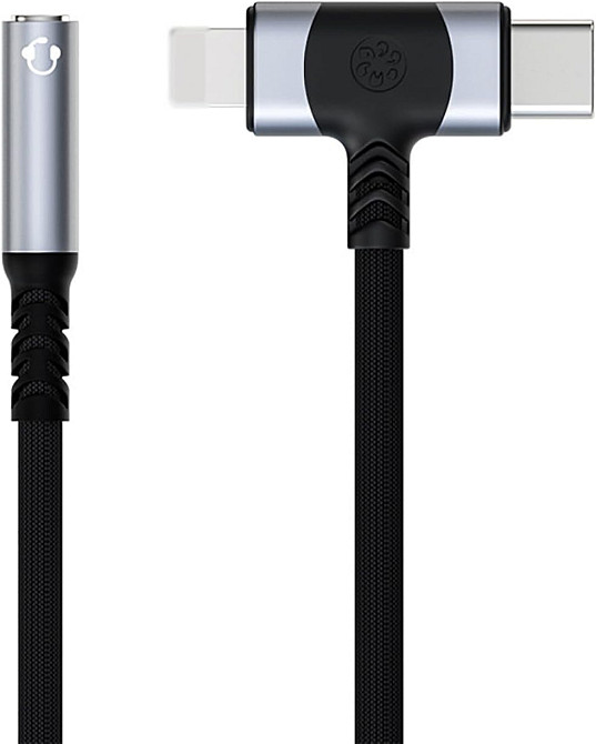 Адаптер Leloco 2‑in‑1 USB‑C + Lightning Луцьк - фото 2