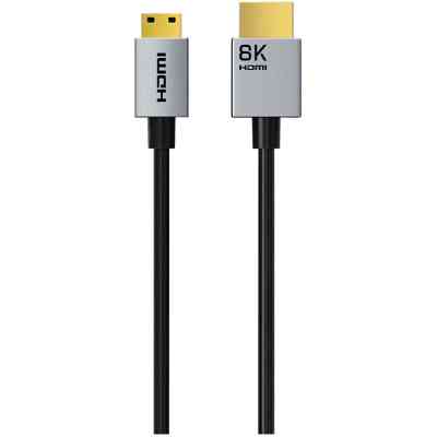 Кабель мультимедийный HDMI mini M to HDMI M 3.0m 8K60Hz Cabletime (CA915866) Вінниця