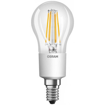 Лампочка Osram LED Retrofit Filament 4W/827, 300°, CL, P40, E14, DIM (4052899961845) Винница - изображение 1