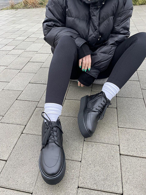 Черевики жіночі SEE SEVEN чорні натуральна шкіра з утепленням 37р.38р.39р. (5308) Коломыя - изображение 10