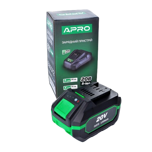 Акумуляторна батарея Li-lon 20V 6000mAh 2060B APRO Житомир
