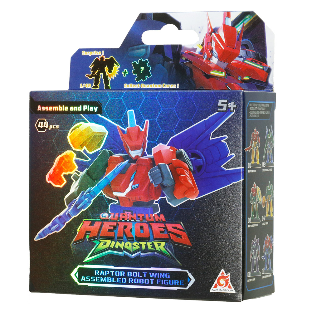 Робот-конструктор Dinoster - Раптор Болт Вінг Дніпро - фото 5