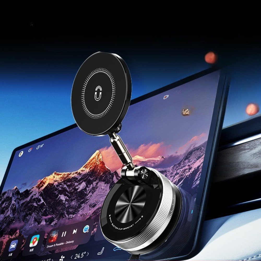 Держатель для телефона,автомобильный, магнитный на присоске с функцией оборота на 360,универсальный для машины или дома,черный Каменец-Подольский - изображение 6