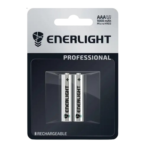 Акумулятор AAА/HR03 NiMh 1,2V 1000 mAh (бл-2шт) Enerlight Professional Житомир