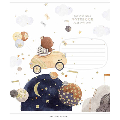 Зошит Школярик Precious moments 12 аркушів коса лінія (012-3506C) Вінниця - фото 2