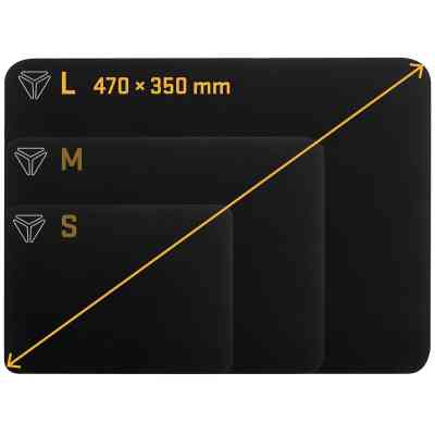 Коврик для мышки YENKEE YPM 47 Speed Top L Black (45015888) Винница