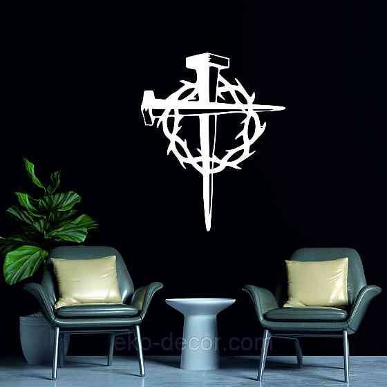 Декоративне настінне Панно «Хрест», Декор на стіну Київ