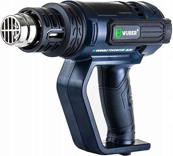 Фен будівельний Wuber 2200W 650 °C з регулюванням температури (Польща) Київ