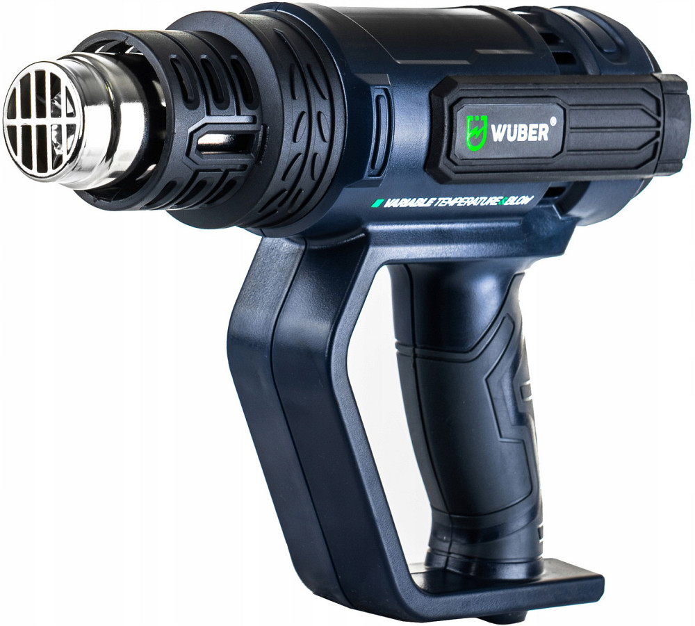 Фен будівельний Wuber 2200W 650 °C з регулюванням температури (Польща) Київ - фото 3