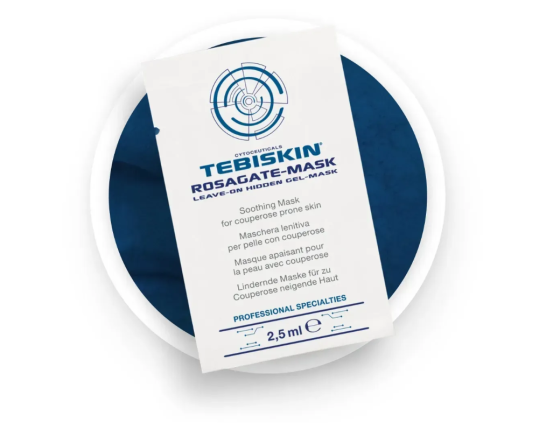 Маска заспокійлива від почервонінь для шкіри з куперозом та розацеа Tebiskin Rosagate Mask Leave-On Hidden Gel Mask 2,5мл*25 шт Дніпро