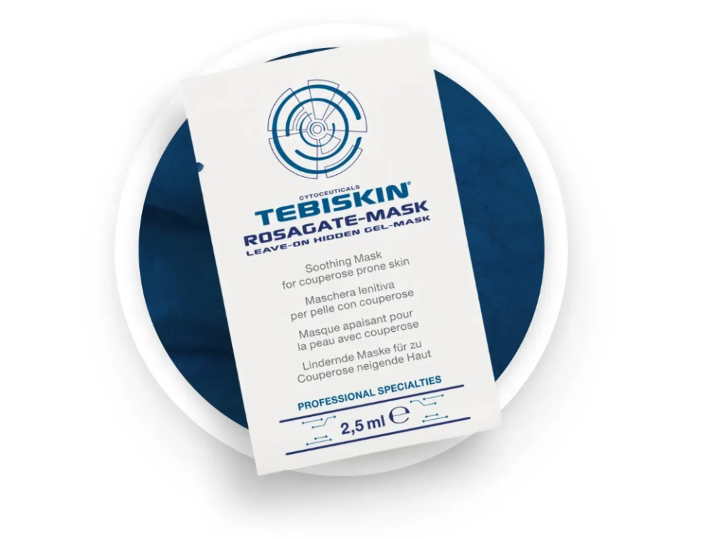 Маска заспокійлива від почервонінь для шкіри з куперозом та розацеа Tebiskin Rosagate Mask Leave-On Hidden Gel Mask 2,5мл*25 шт Дніпро - фото 2