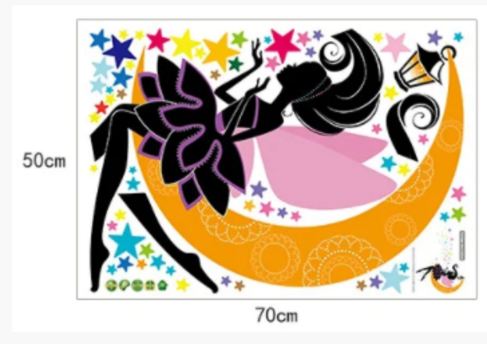 Интерьерная наклейка Фея на луне Киев - изображение 3